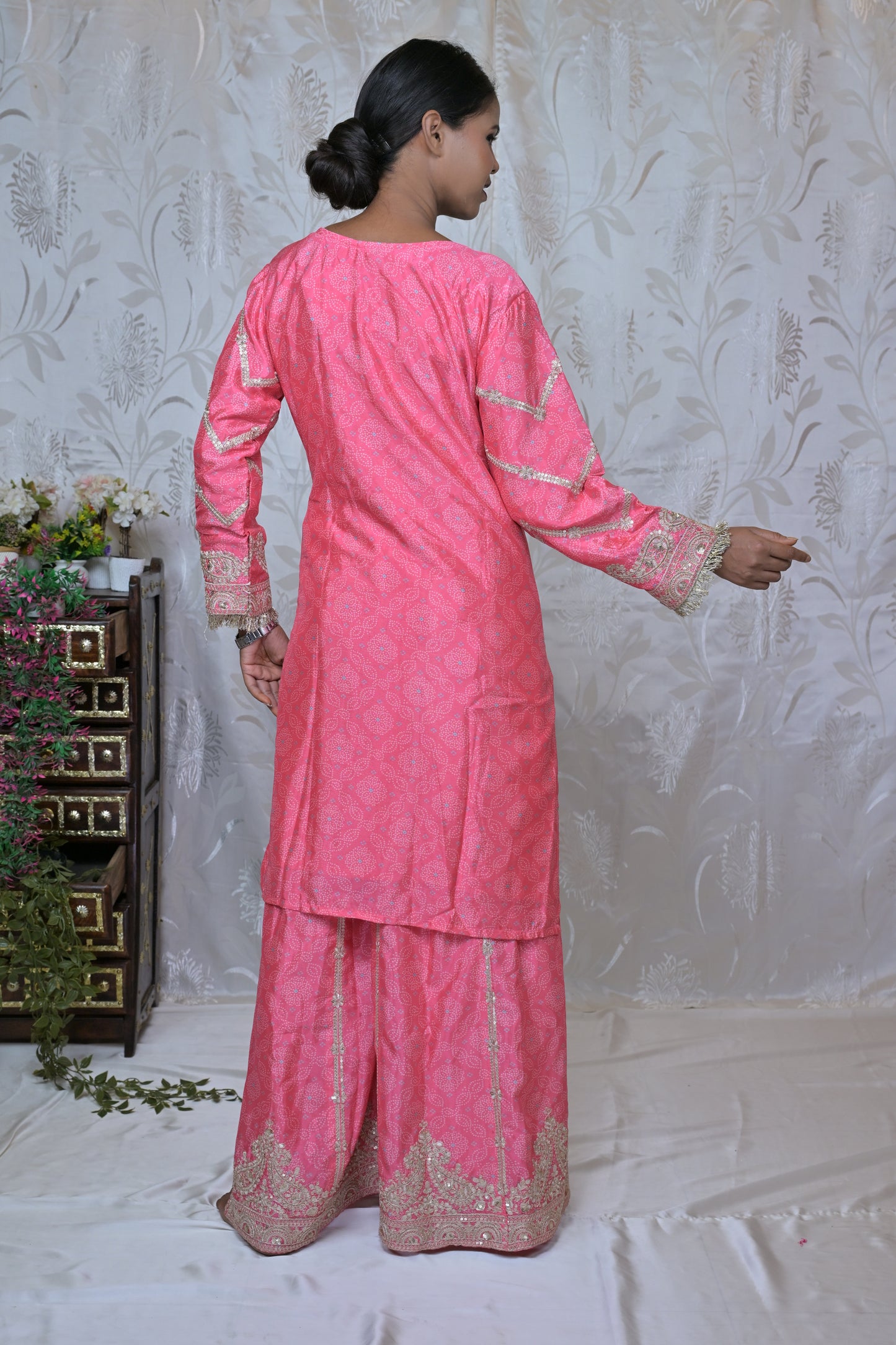 Heavy Embroidered Gharara Suit Set