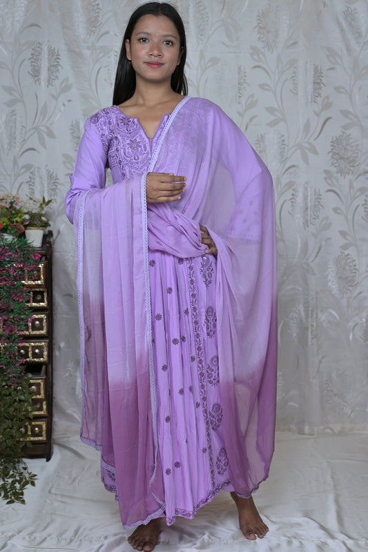 Graceful Lilac Three-Piece Ensemble