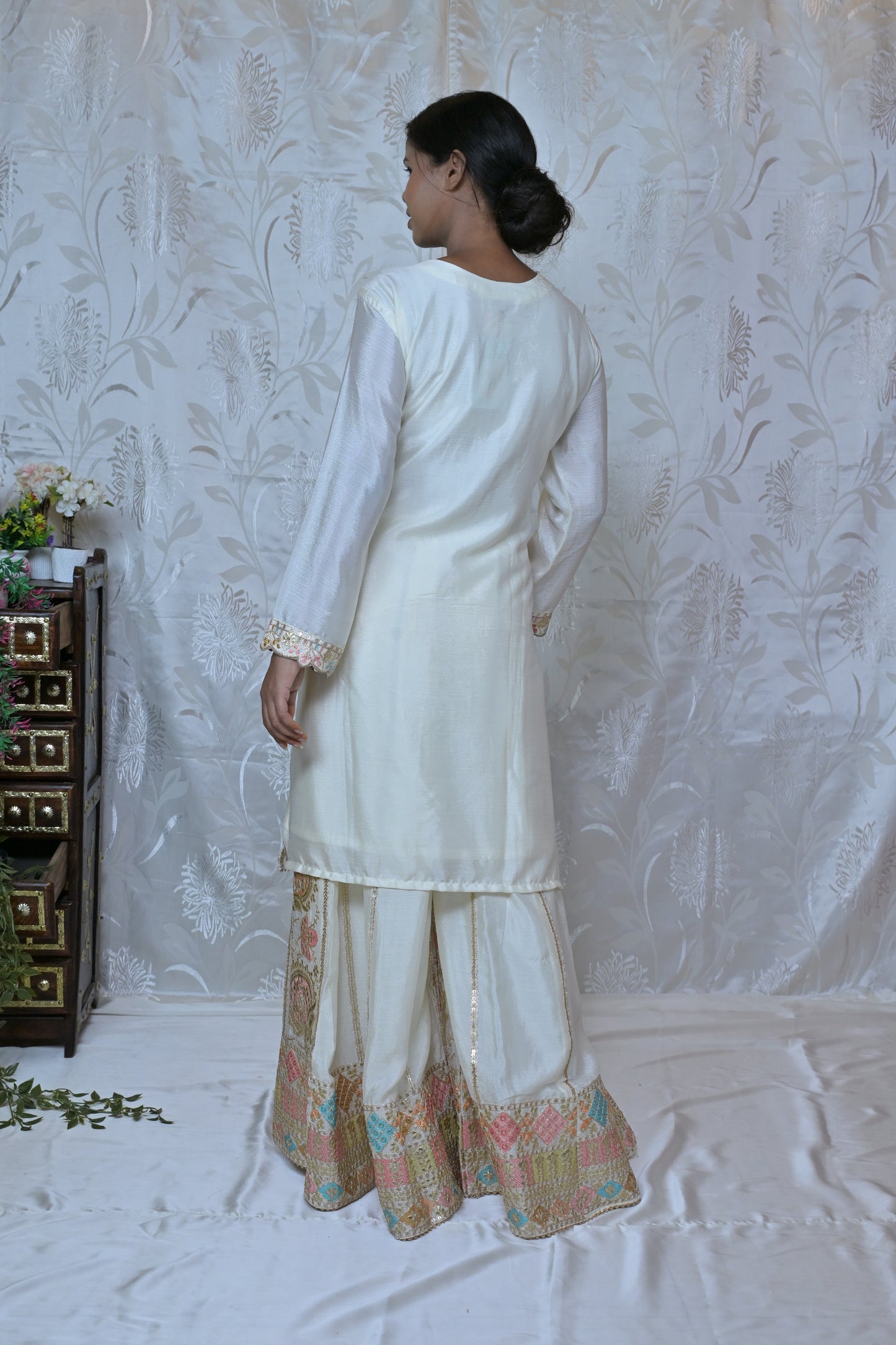 Opulent Embroidered Sharara with Dupatta