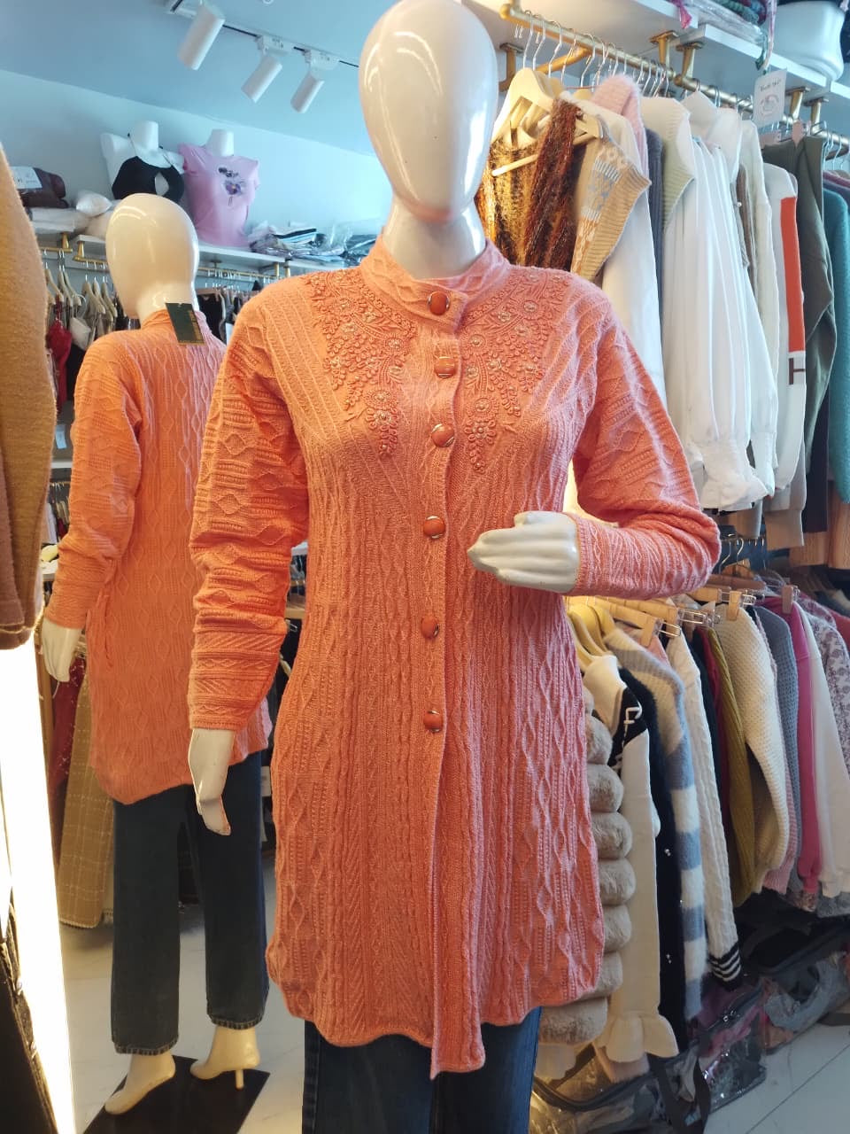 Meadow Stitch" Floral Embroidered Cardigan