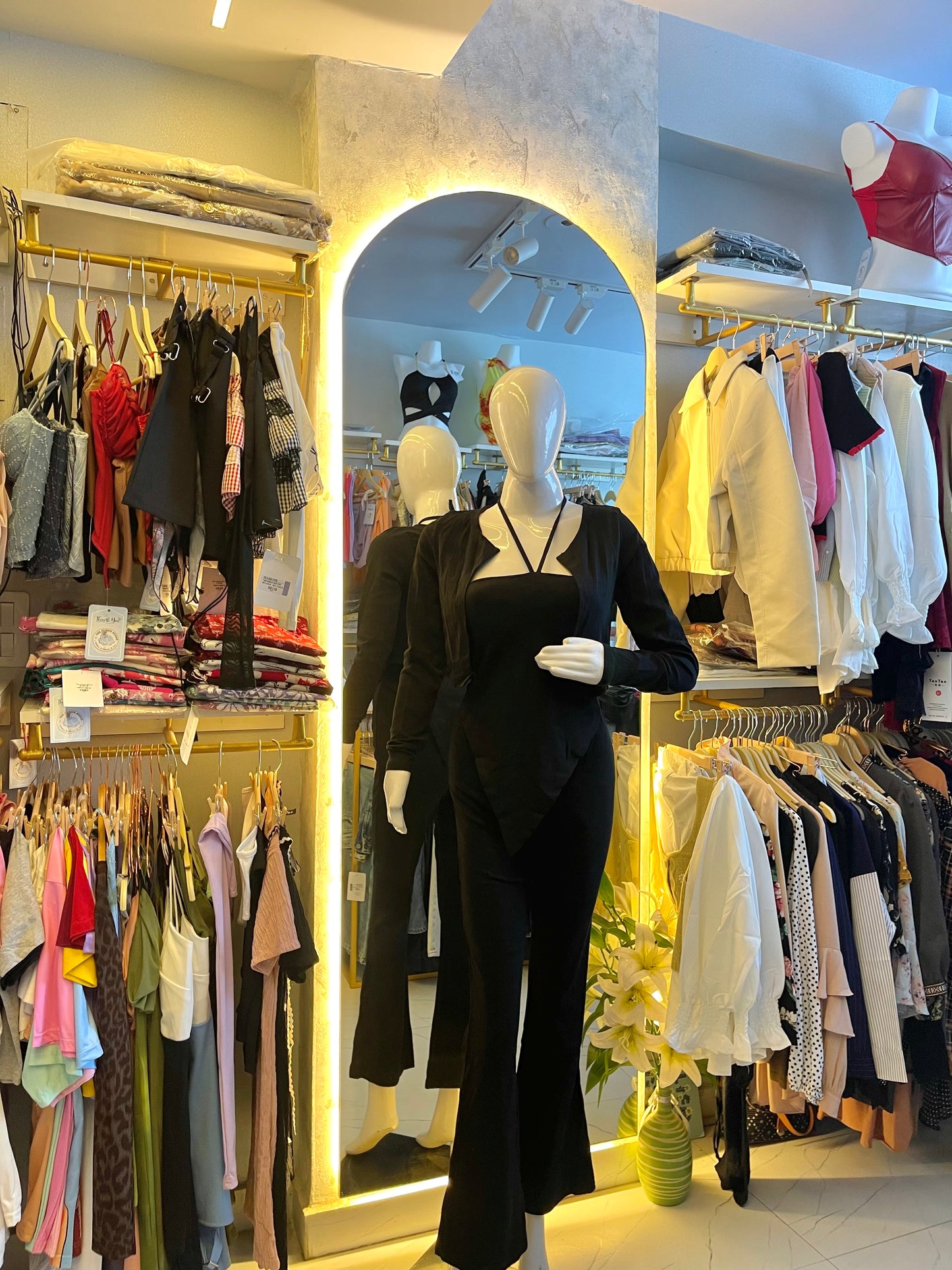 The Urbanista" Three-Piece Convertible Co-ord Set in Mocha