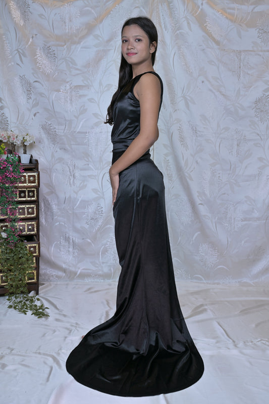 Aura One-Shoulder Gown