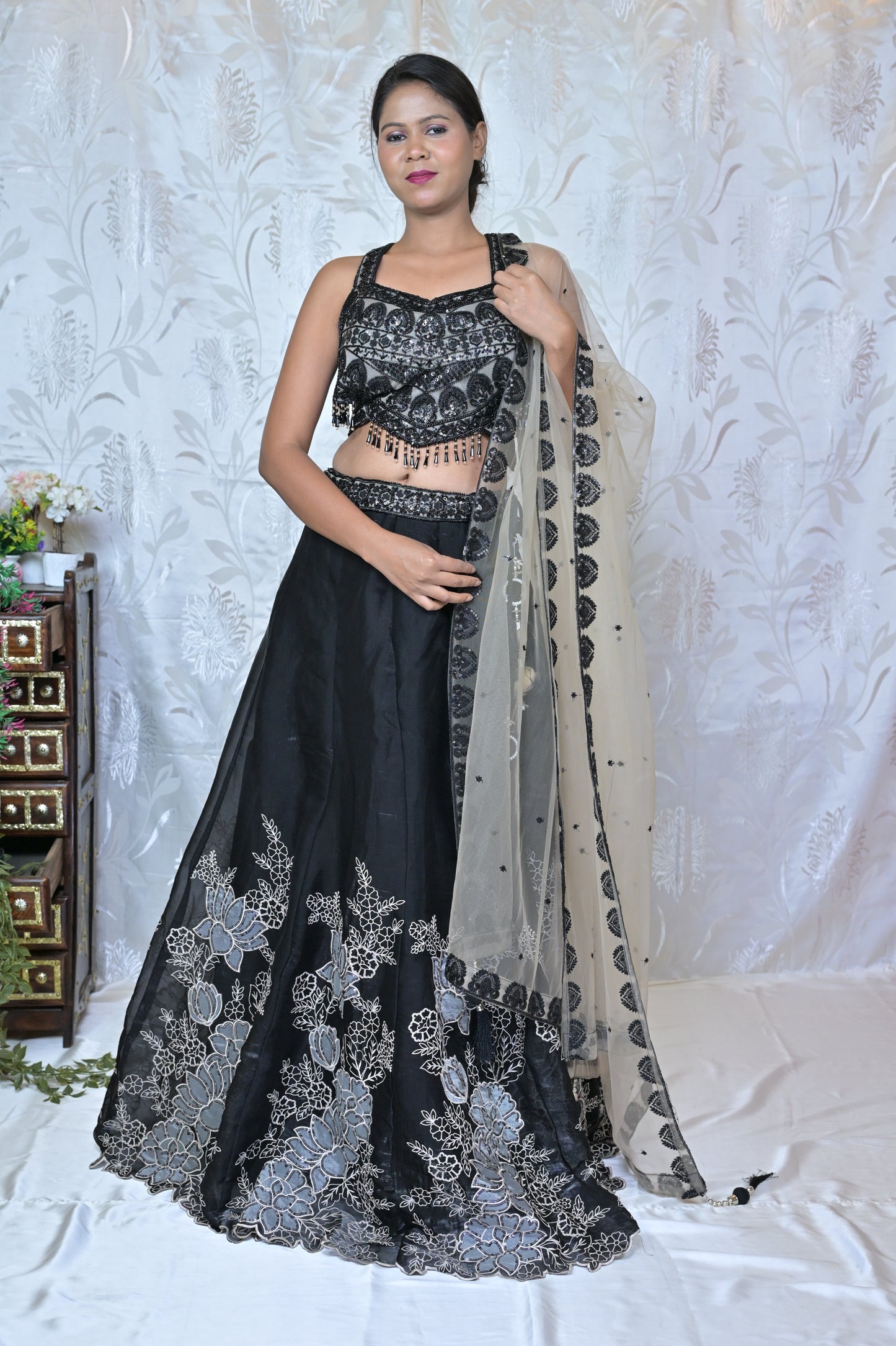 Designer Print Festive Lehenga