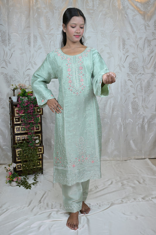 Soft Mint Occasion Wear Set