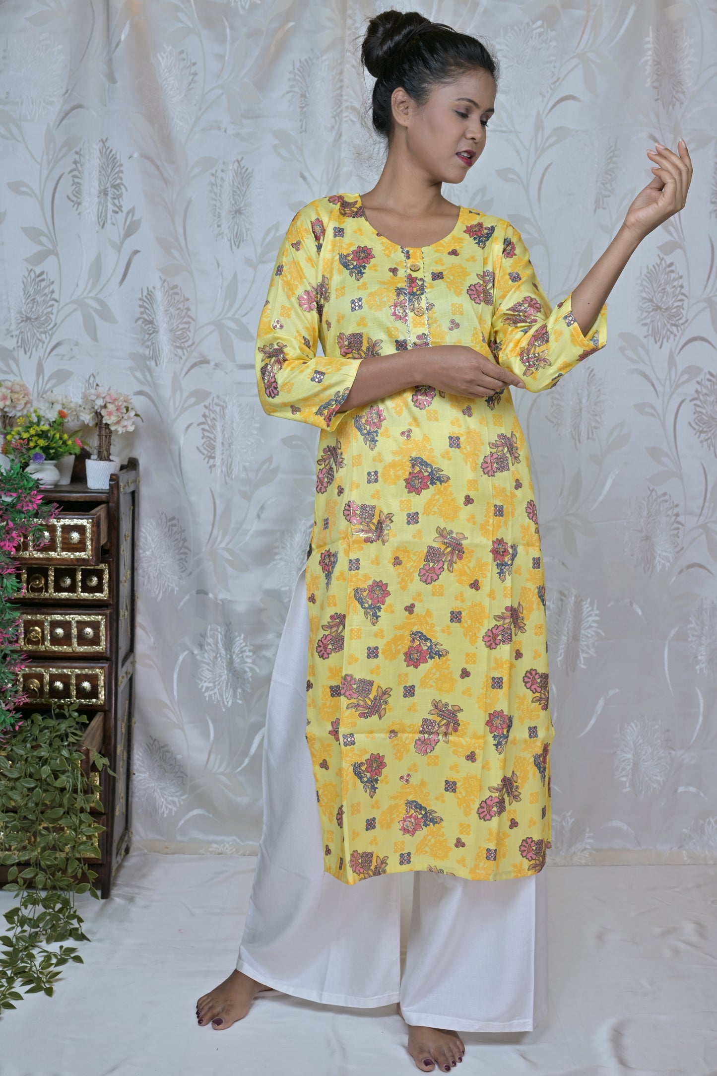 Blush Bloom Comfort Kurta