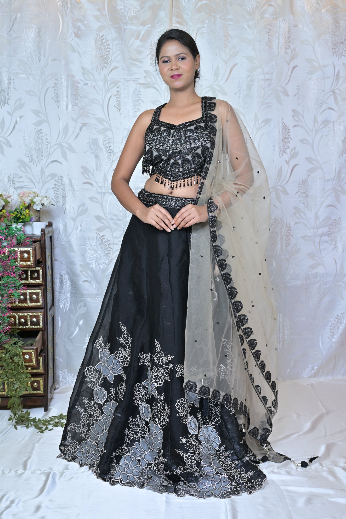 Designer Print Festive Lehenga