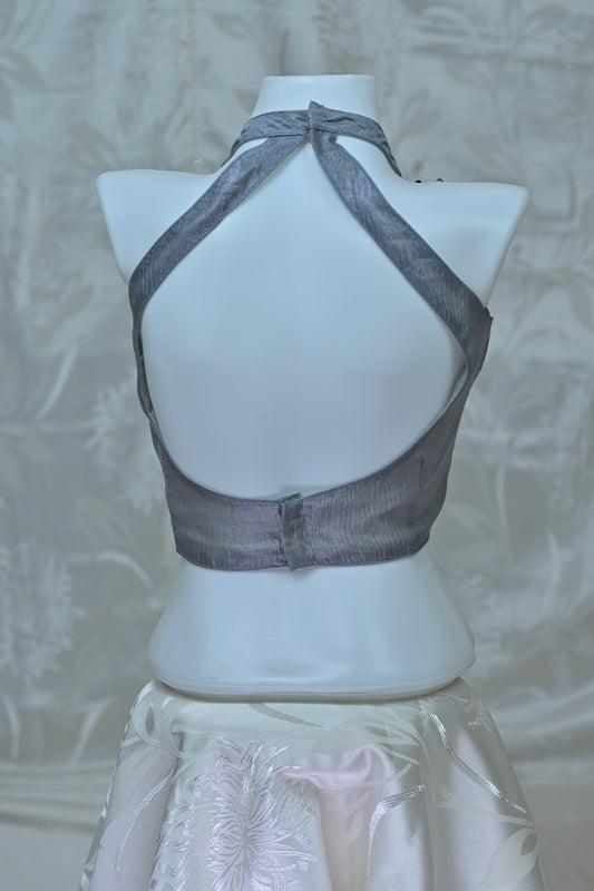 Chic Halter Neck Sleeveless Blouse