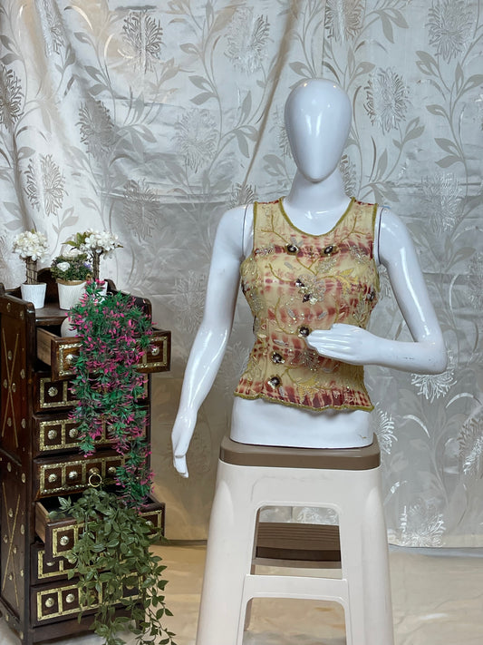 Sequin Cowl Neck Y2K Cami Top