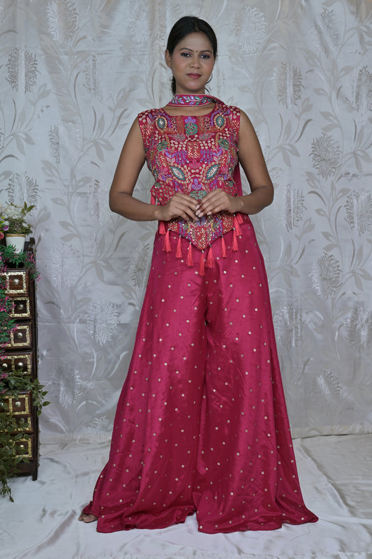 Bold Pink Occasion Wear