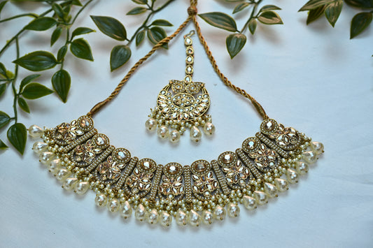 Floral Kundan Choker Set