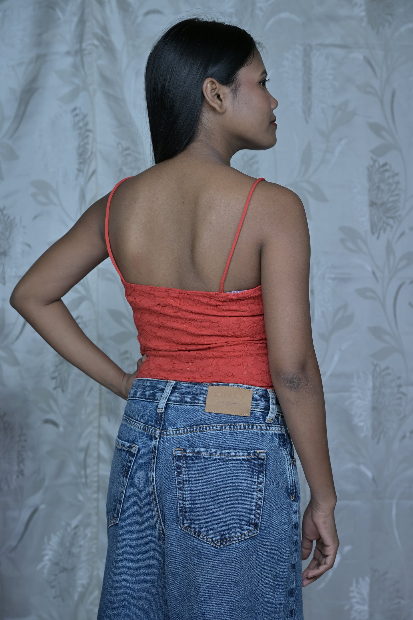 Red Lace Bodysuit