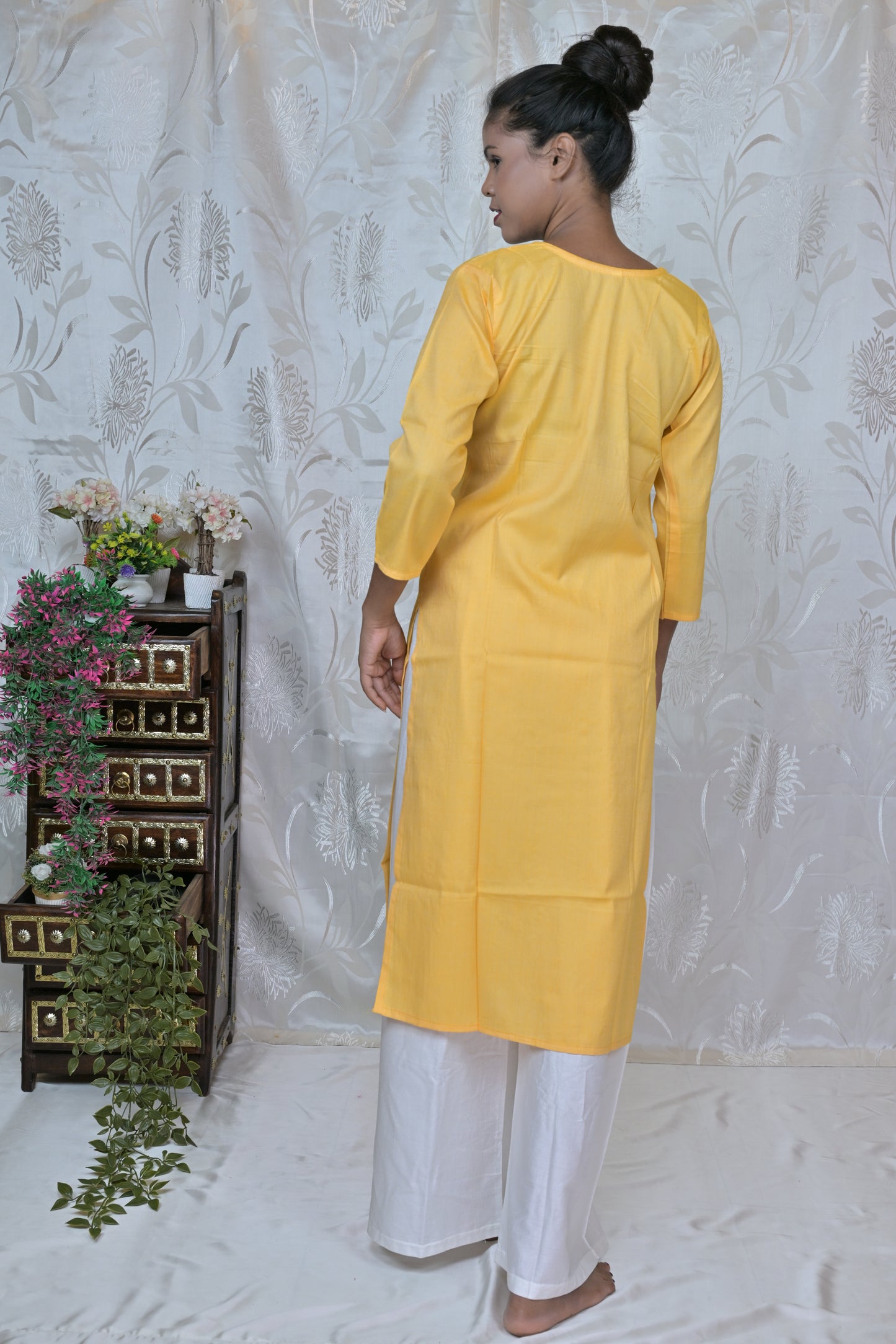 Sunny Meadow Embroidered Kurta