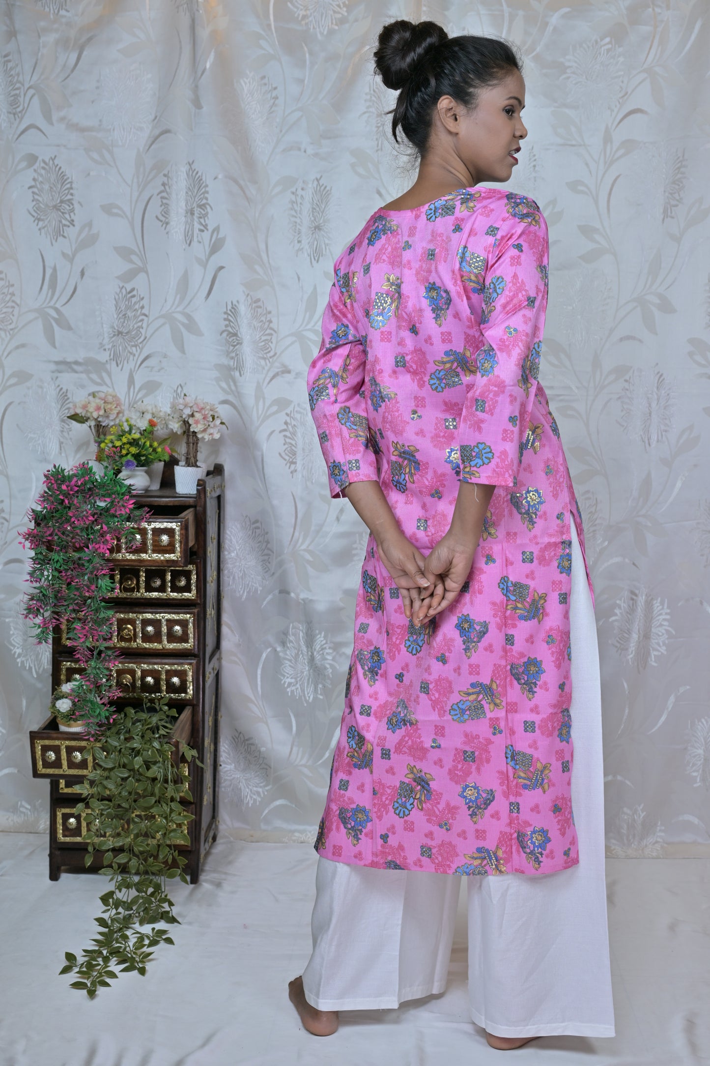 Blush Bloom Comfort Kurta