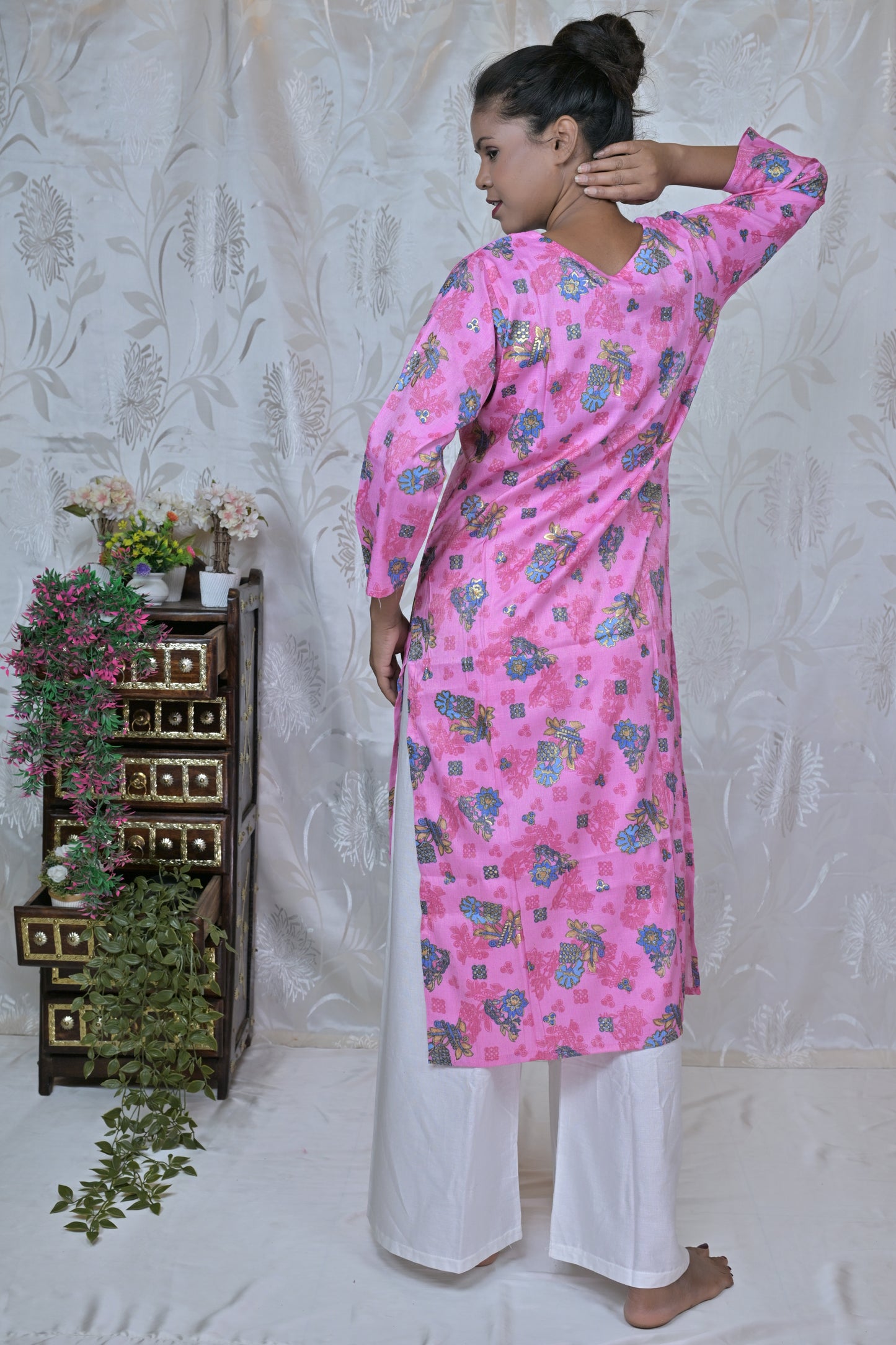 Blush Bloom Comfort Kurta