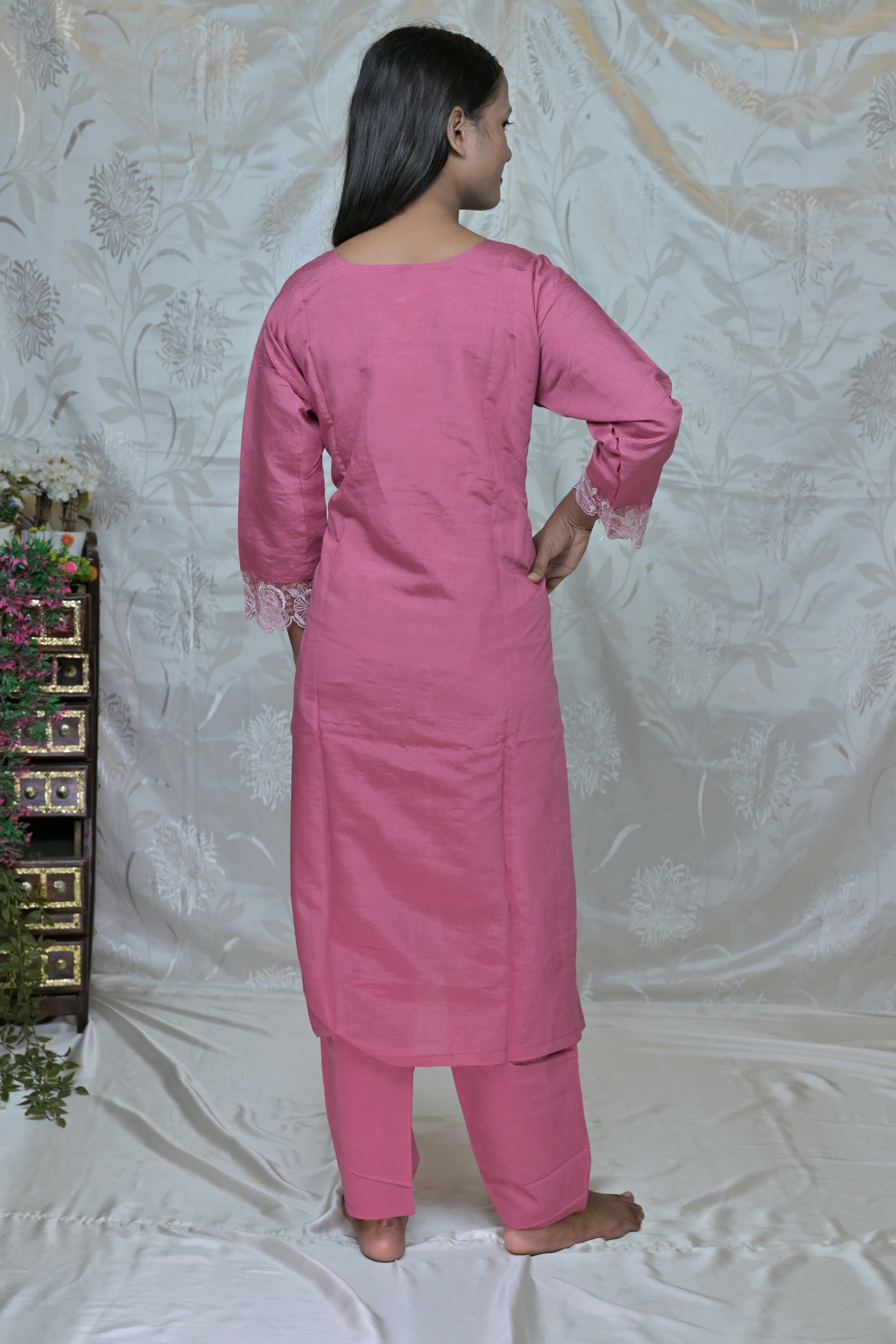 Chic Embroidered 3-Piece Suit Set