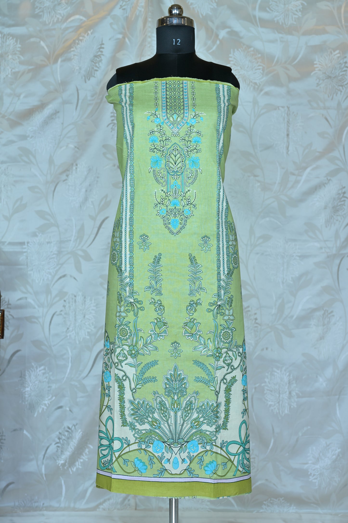 Elegant Printed Lawn Cotton Unstitched Suit Set