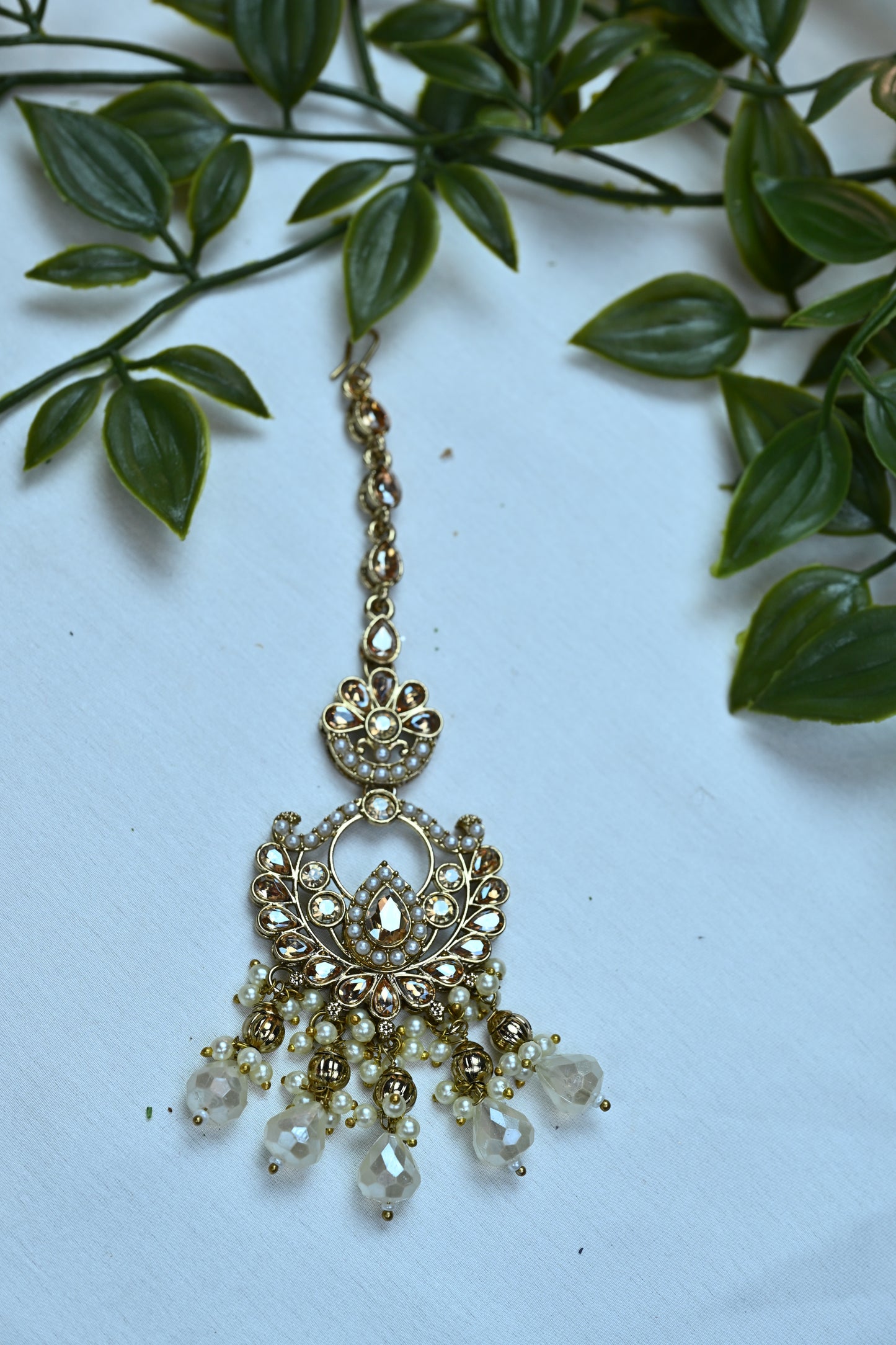 Regal Kundan & Pearl Bridal Jewelry Set