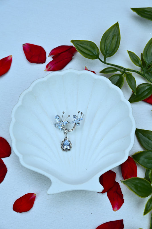 Crystal Bloom Drop Earrings