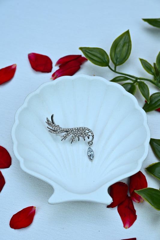 Crystal Wing Earrings