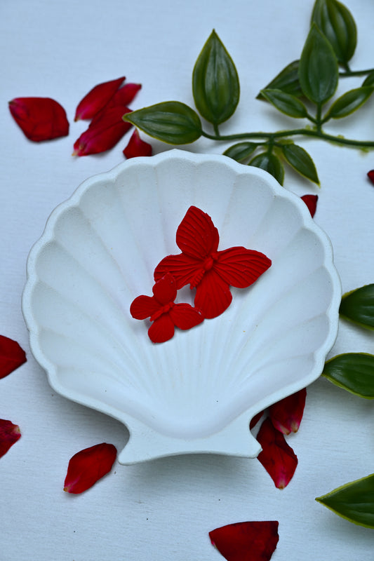 Crimson Flutter Earrings
