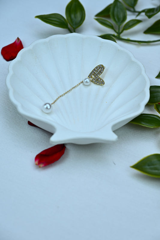 Twinkle Wings – Butterfly Pearl Dangle Studs