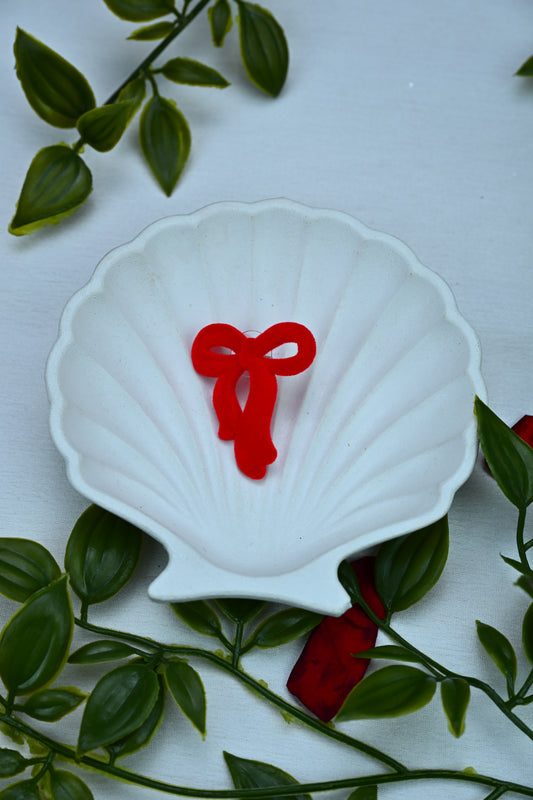 Ribbon Stud Earrings