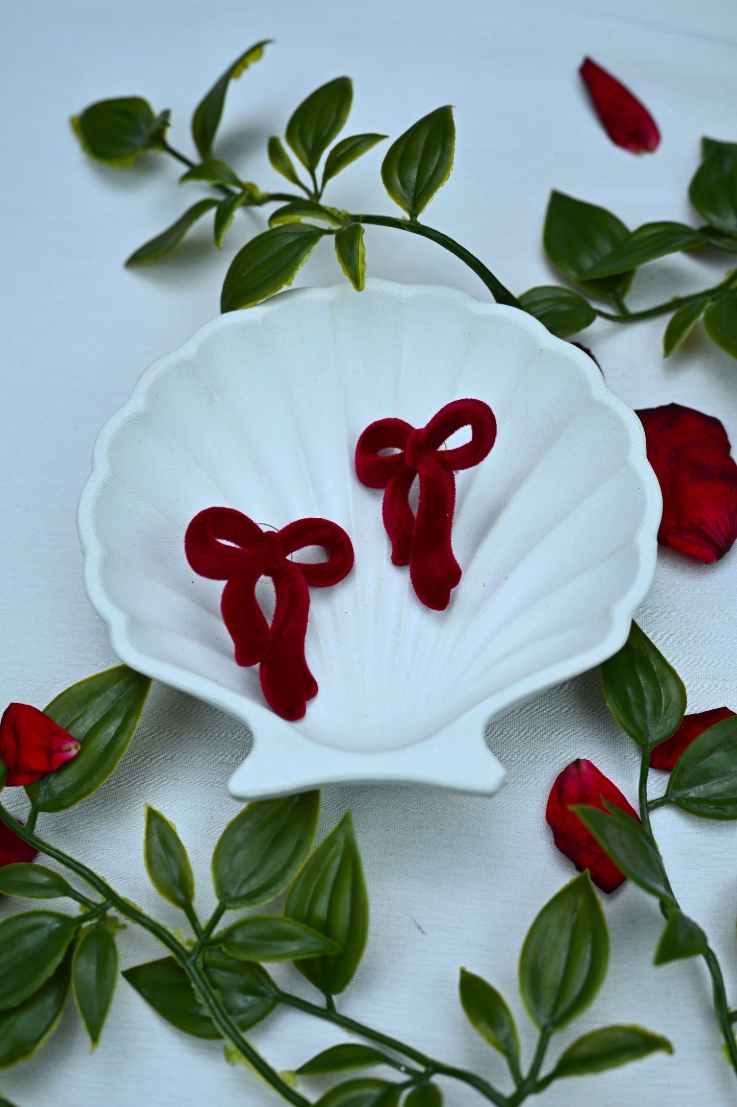 Ribbon Stud Earrings