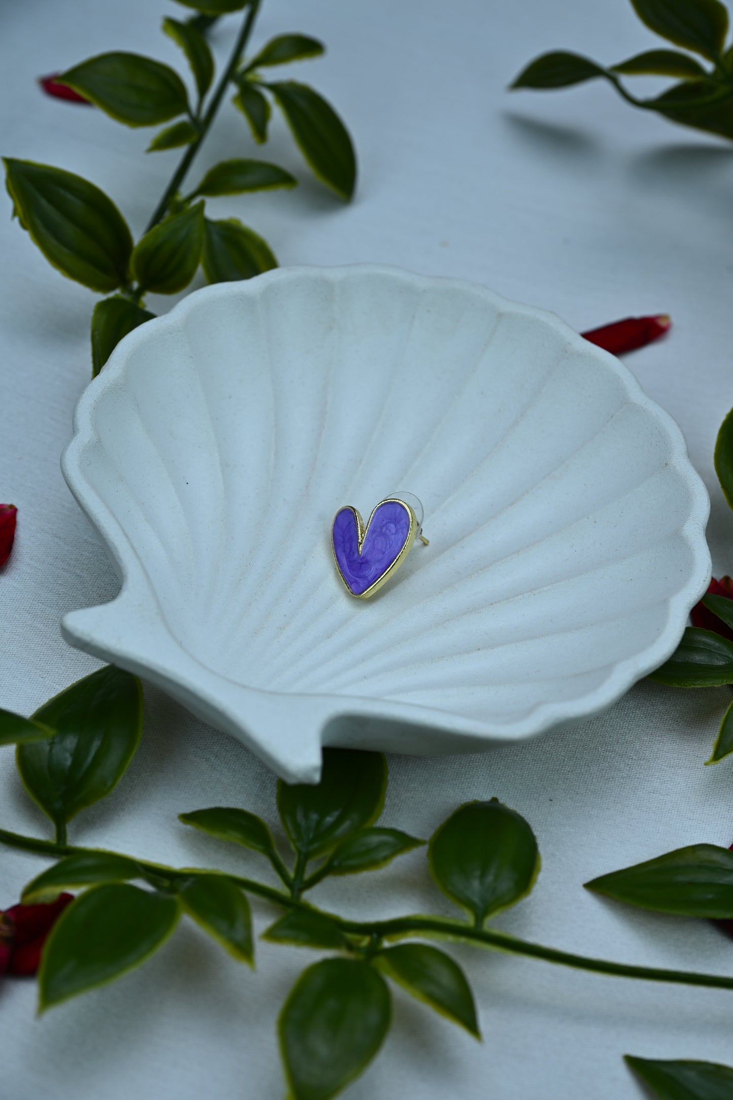 Heart Stud Earrings