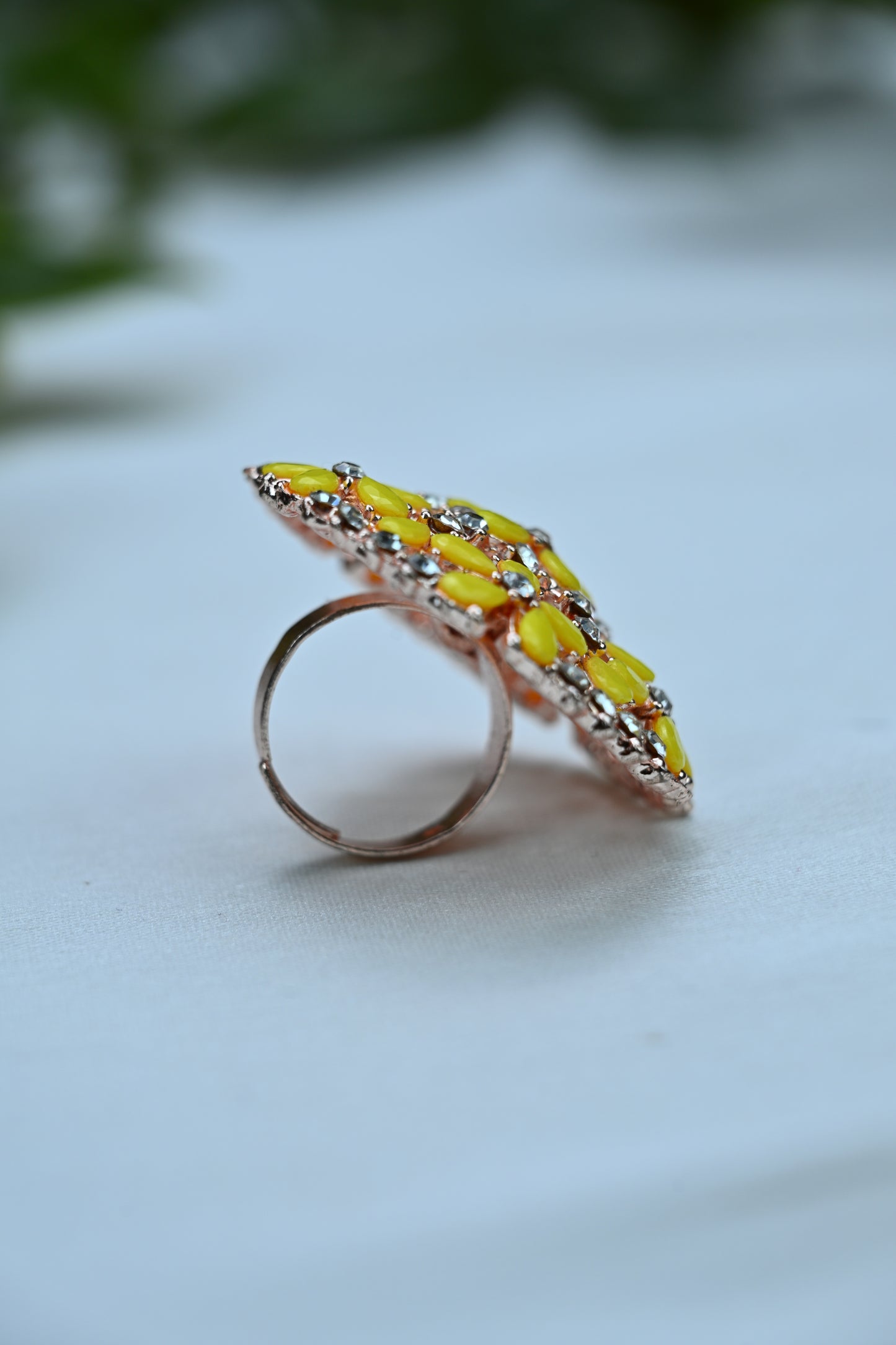 Dazzling Floral Bloom Ring (Multi-coloured)
