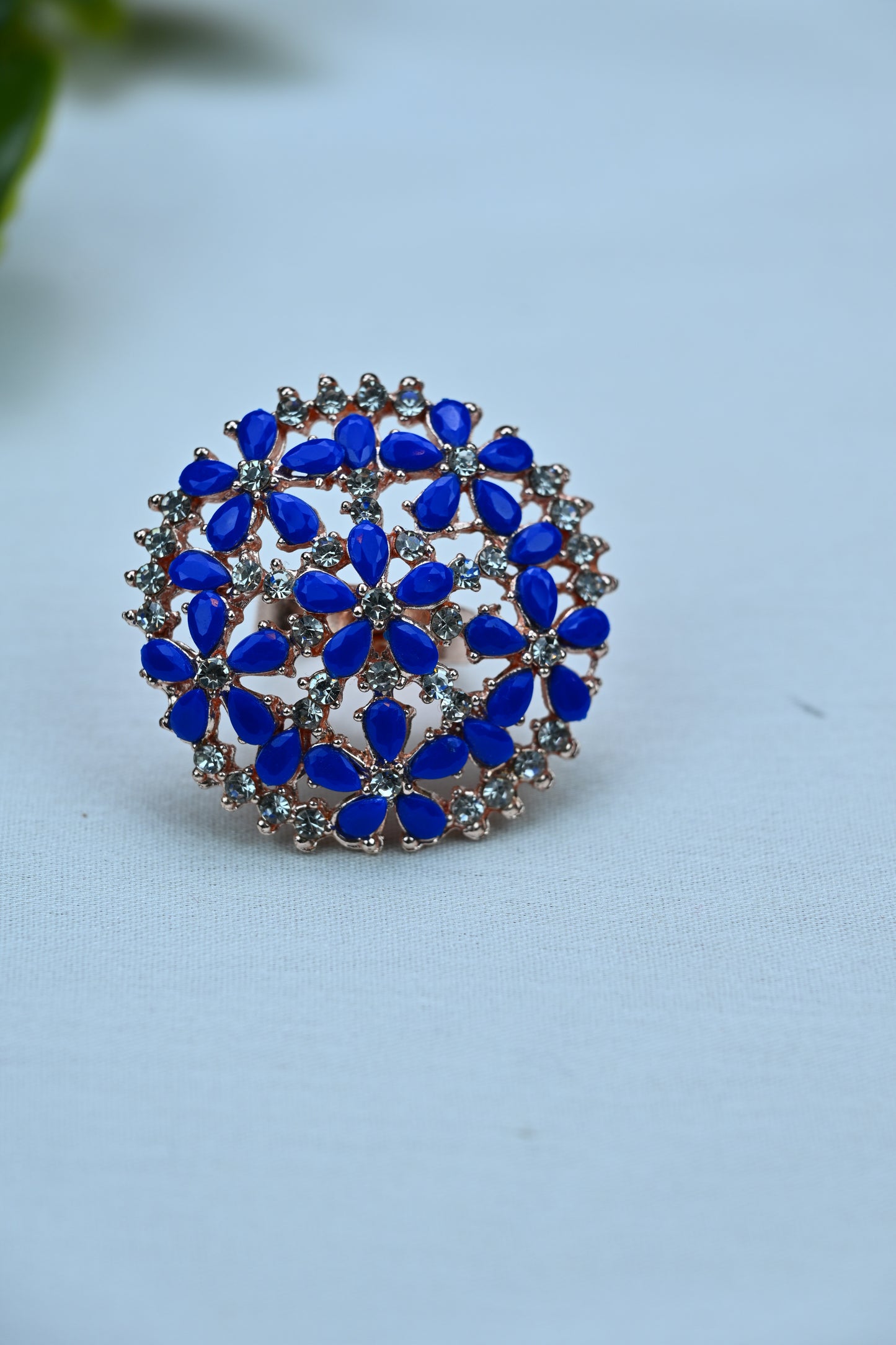 Dazzling Floral Bloom Ring (Multi-coloured)