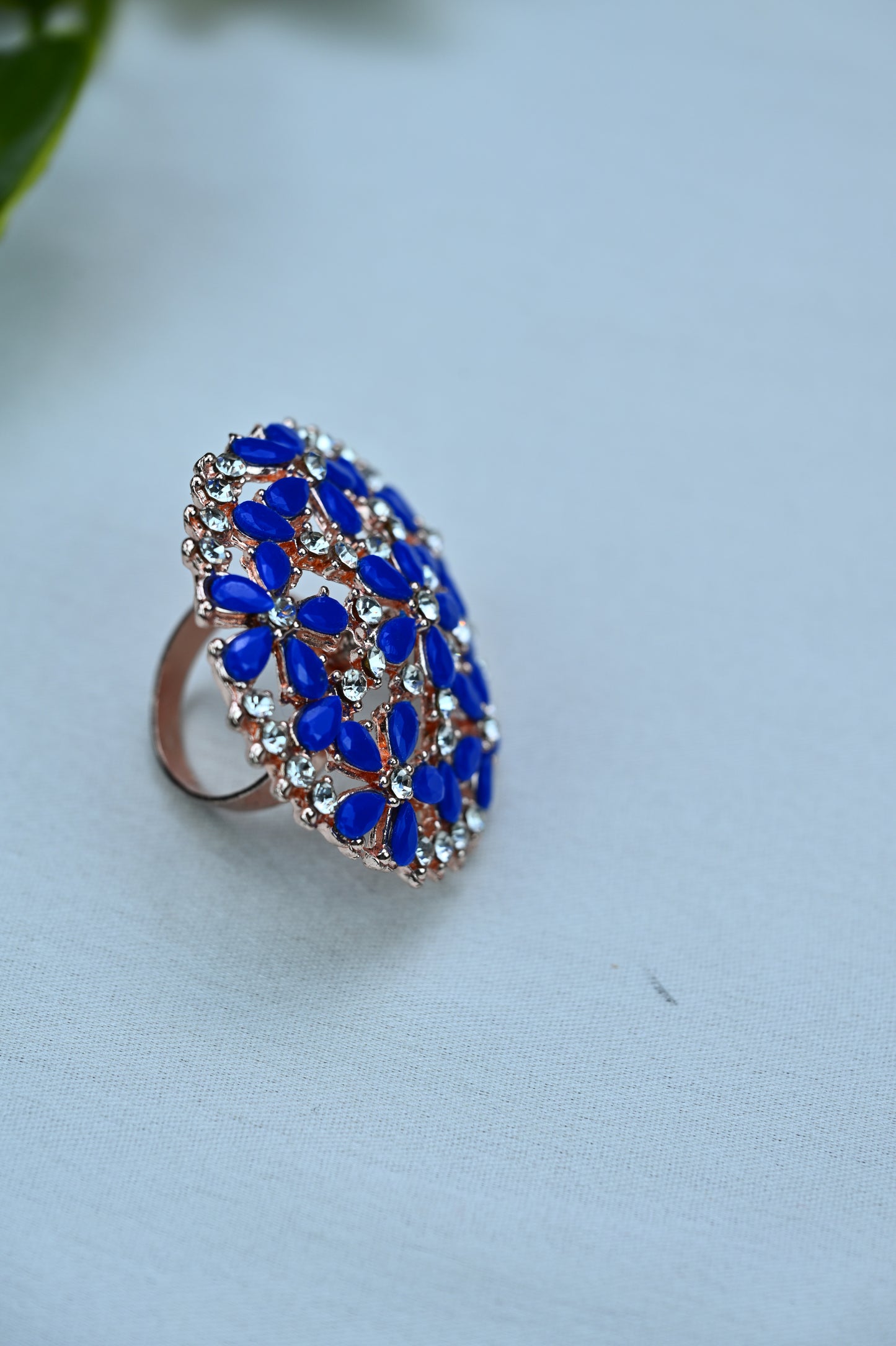 Dazzling Floral Bloom Ring (Multi-coloured)