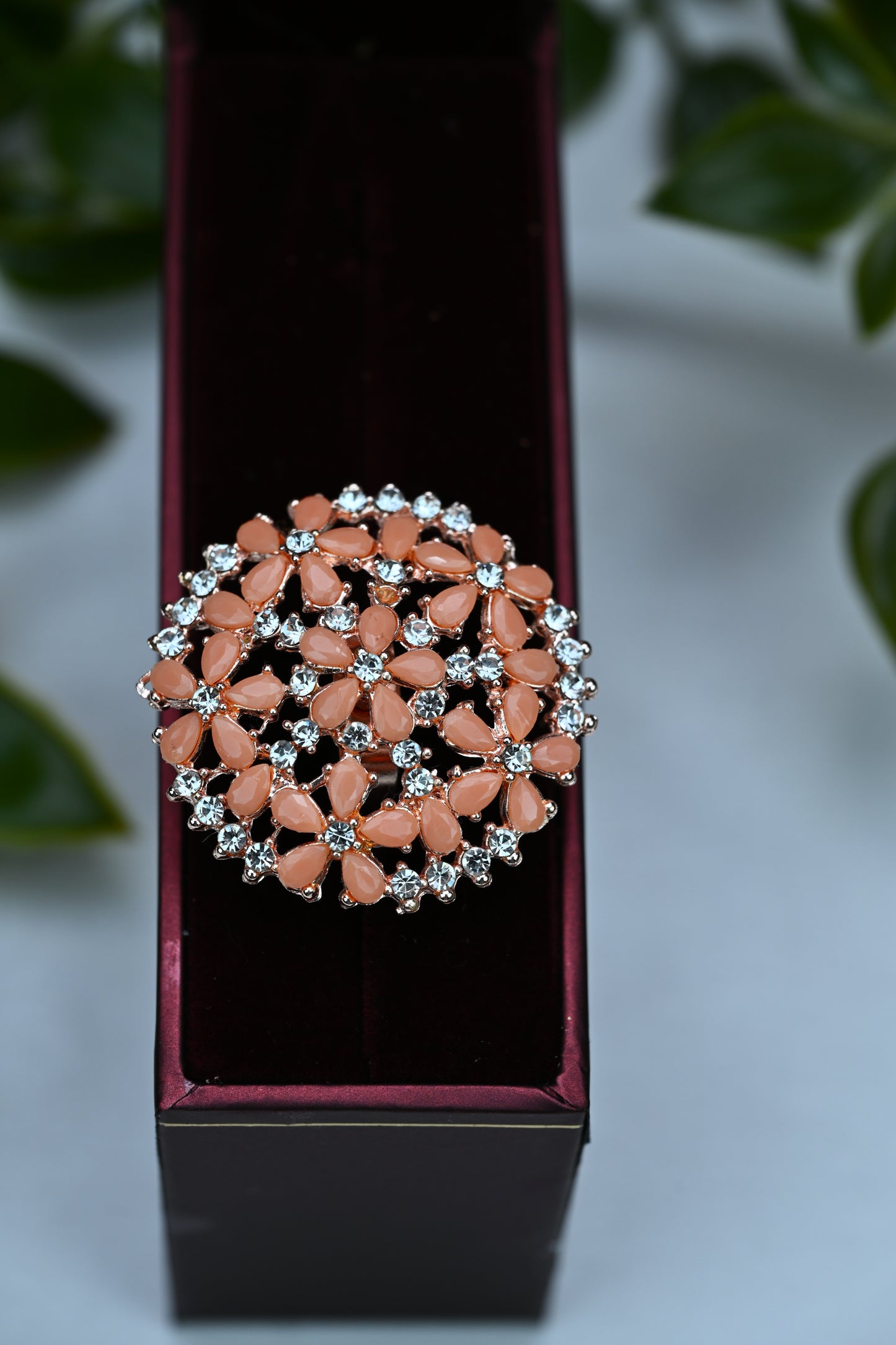Dazzling Floral Bloom Ring (Multi-coloured)
