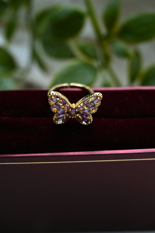Glamorous Butterfly Ring