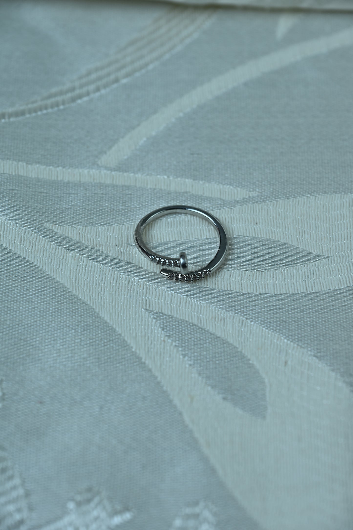 Minimalist Stainless Steel Open Ring