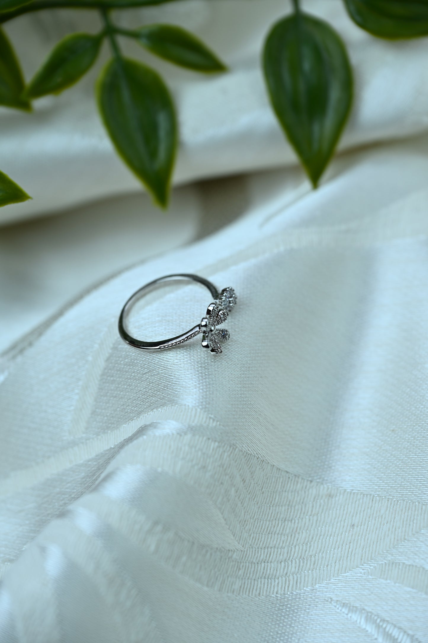 Floral Open Ring – Stainless Steel (Gold & Silver)