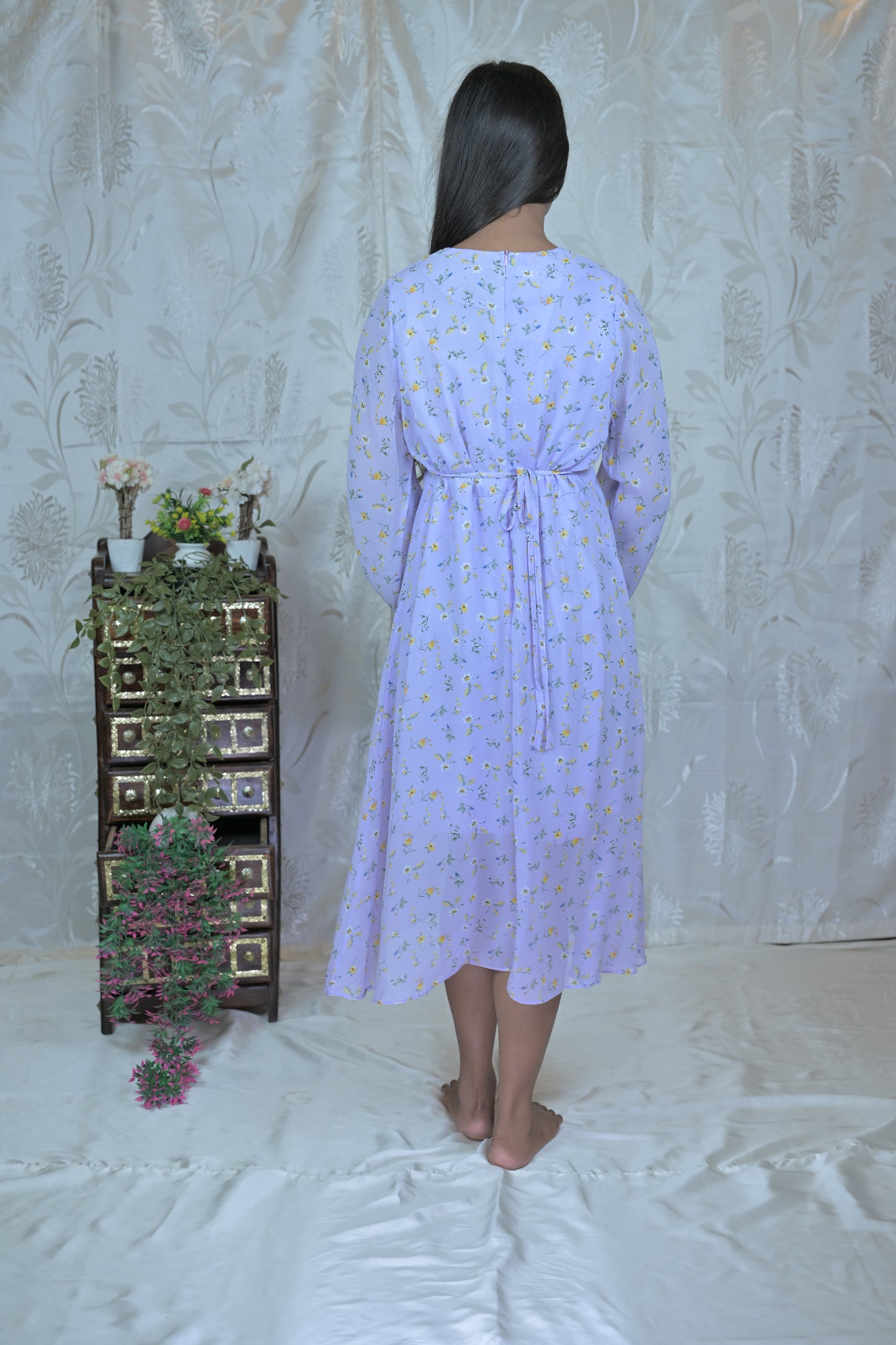 Lavender Breeze Midi Dress
