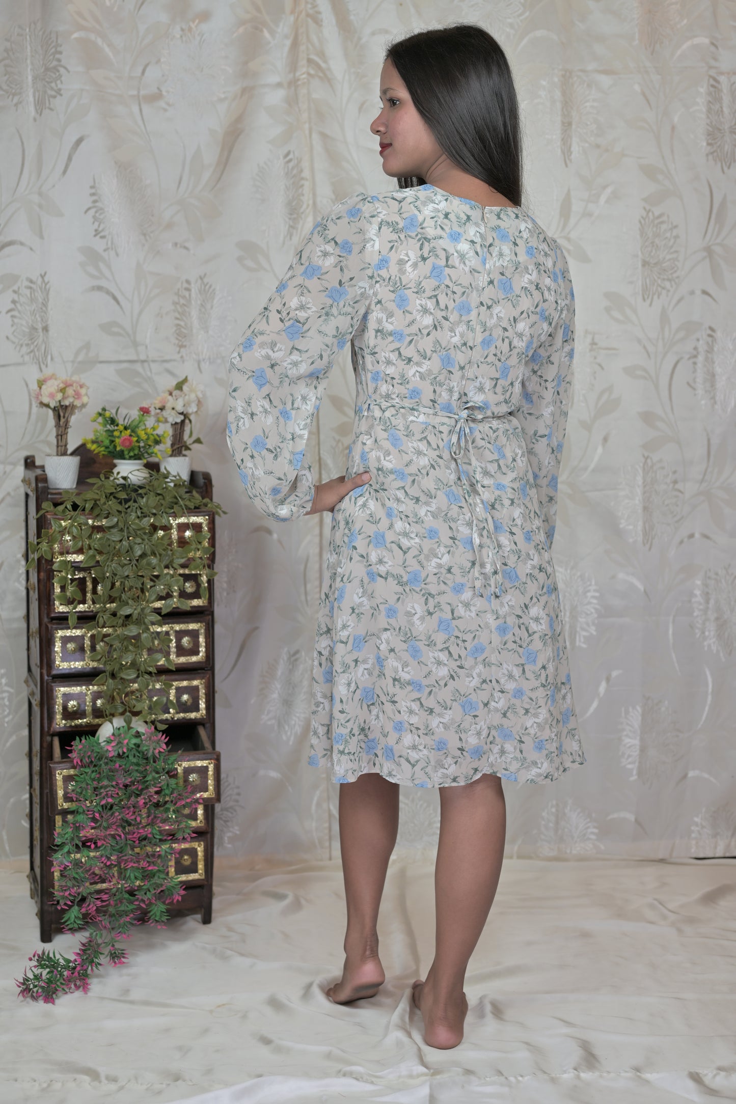 Soft Breeze Floral Mini Dress