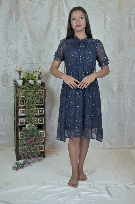 Celestial Charm Short Dress