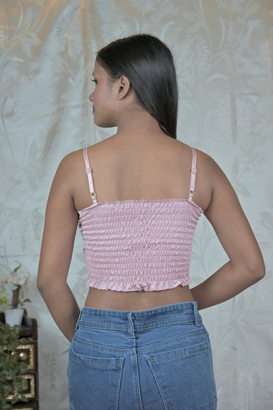 Blush Rose Lace Cami Top