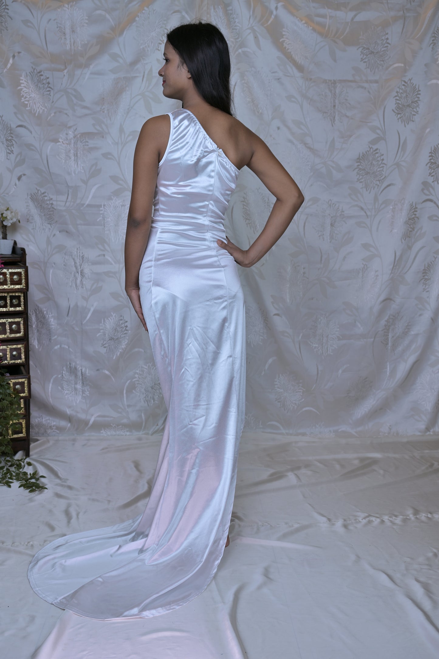 Aura One-Shoulder Gown