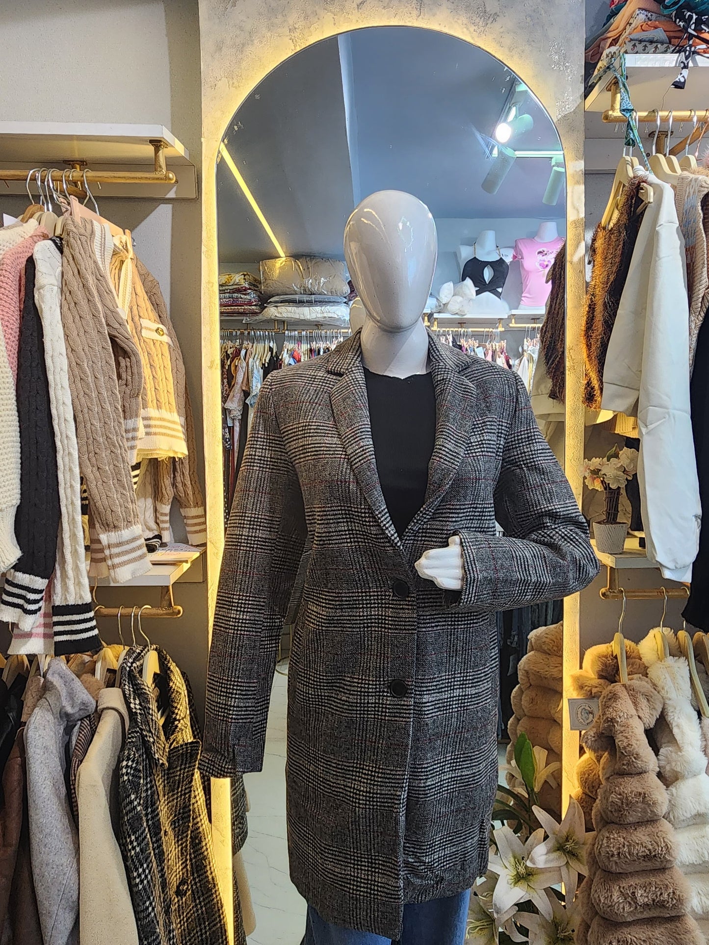 "City Chic" Wool-Blend Peacoat