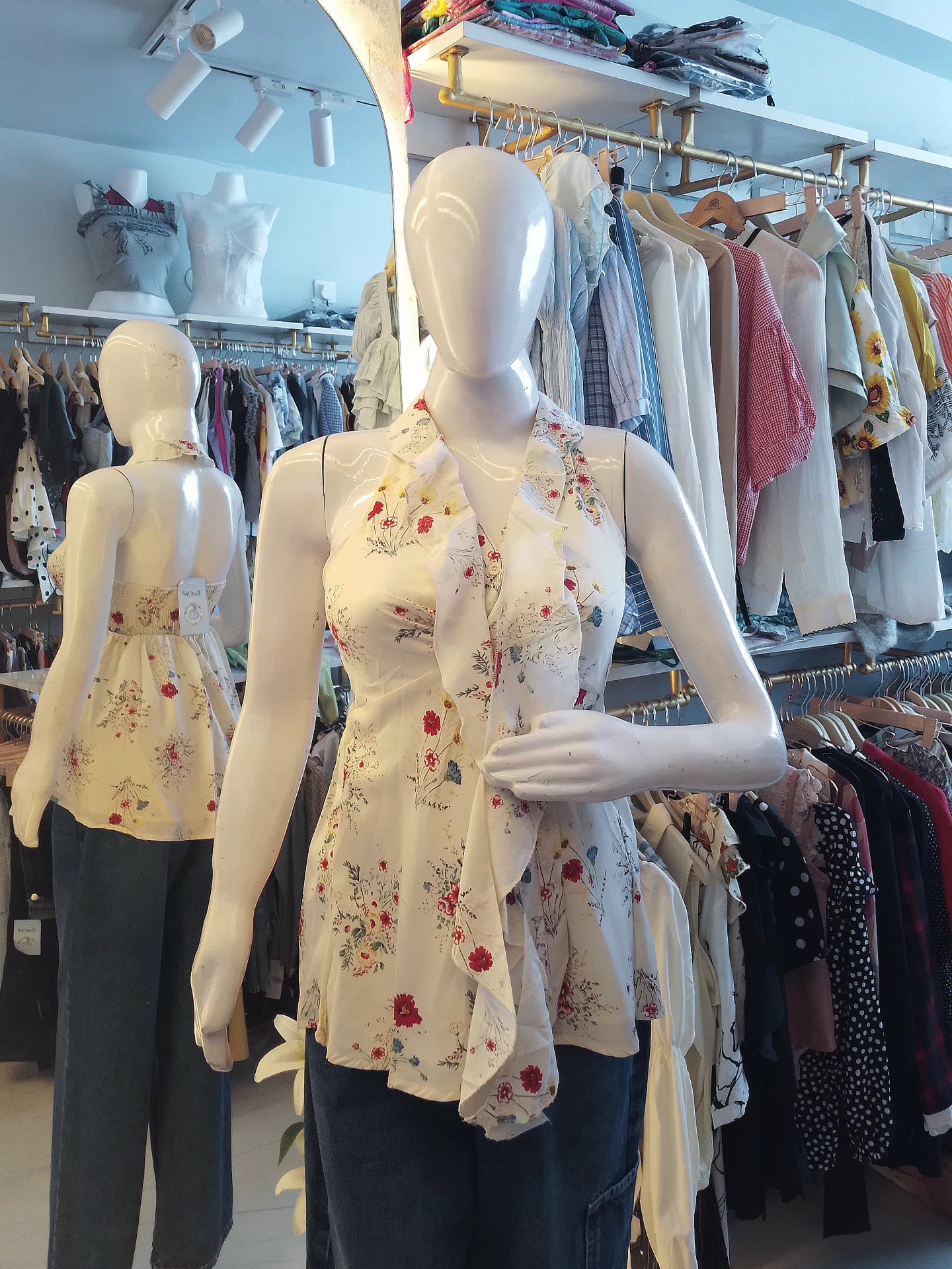 Floral Halter Neck Top