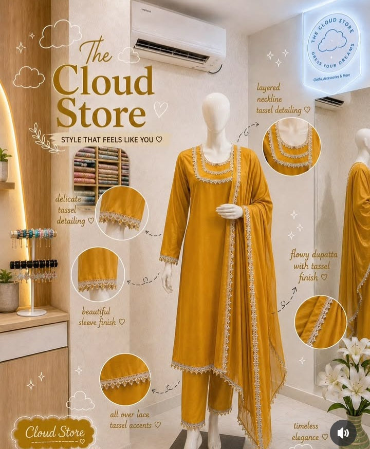 Yellow Zimichu Suit Set