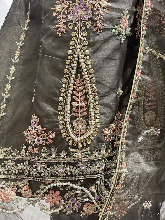 Sheer Grey Elegance Suit
