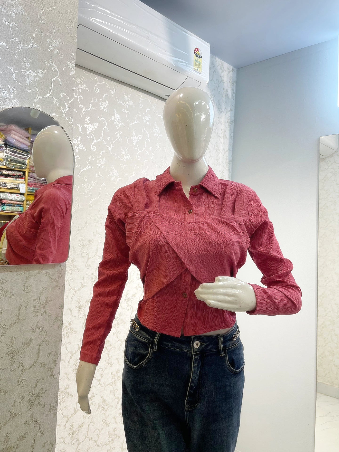 Cross Drape Shirt