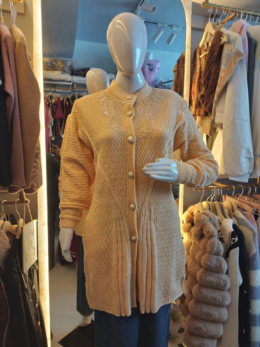 Meadow Stitch" Floral Embroidered Cardigan