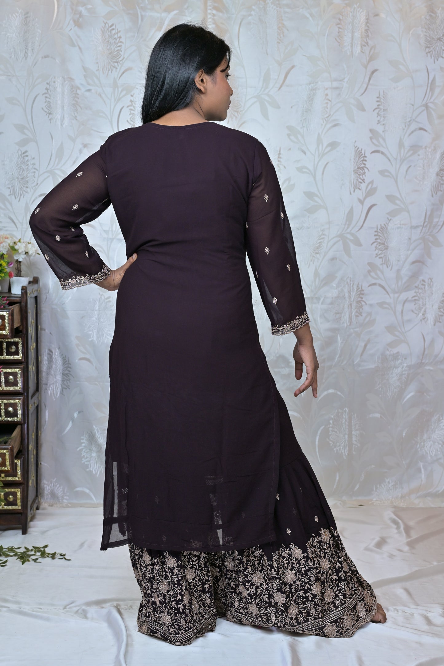 Heavy Party Wear Smooth Set