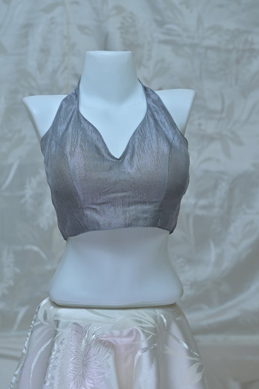 Chic Halter Neck Sleeveless Blouse