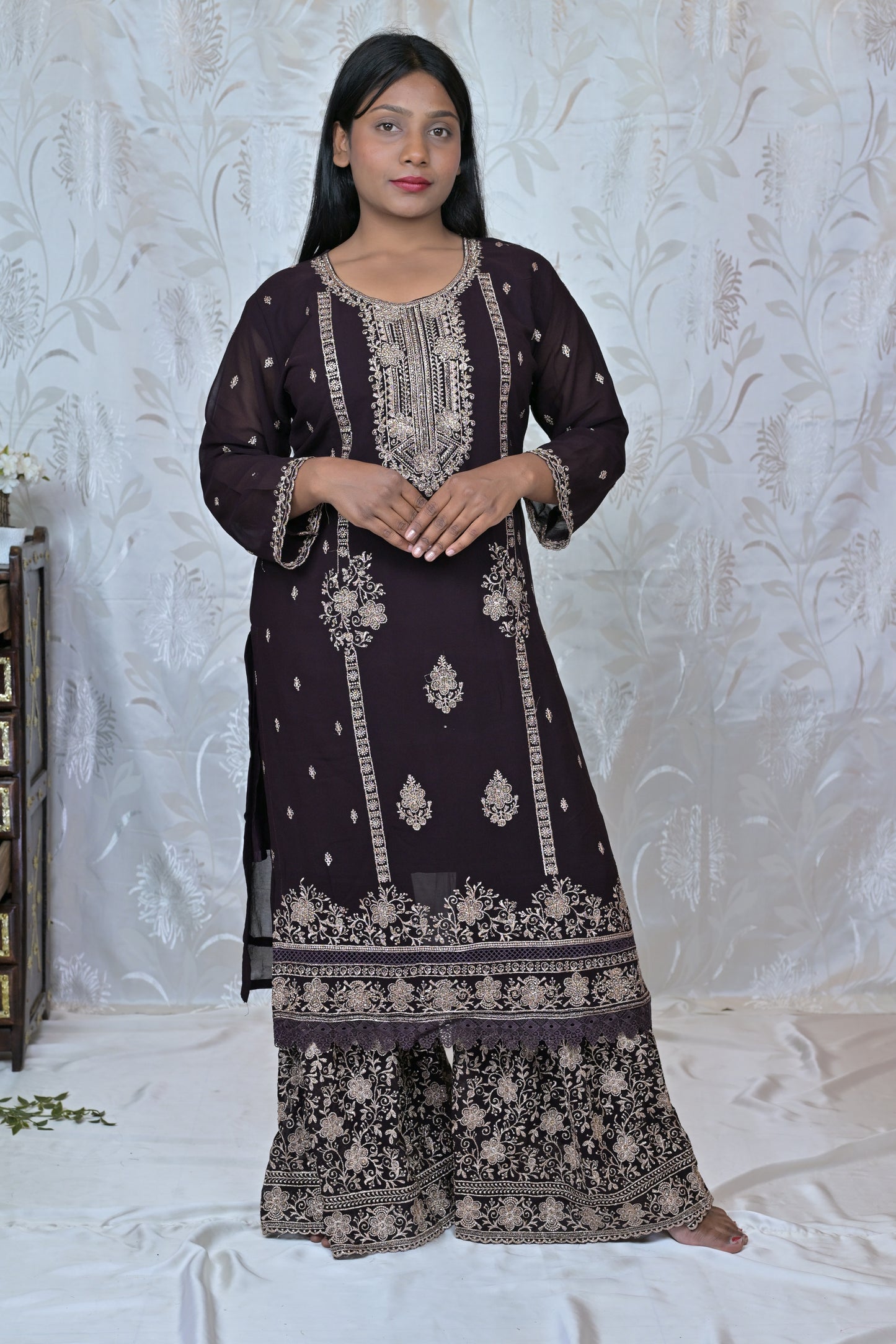 Heavy Party Wear Smooth Set