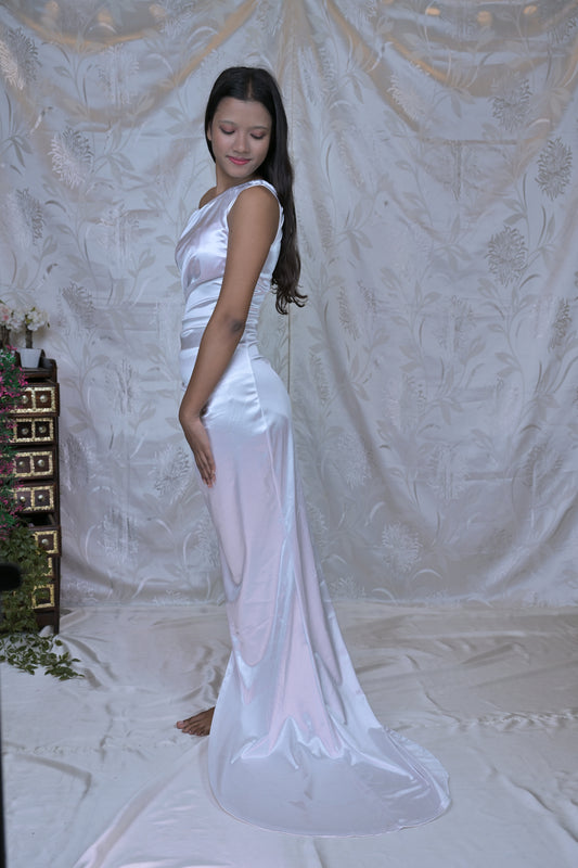 Aura One-Shoulder Gown